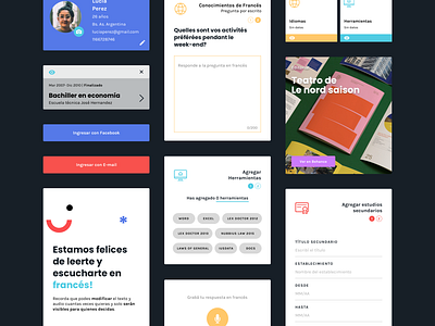 UI Kit | Seve App android cards mobile ui uikits ux