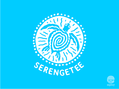 Serengetee Sea Turtle adventure apparel branding design doodle hand drawing identity illustration line art sea turtle serengetee travelling tshirt design