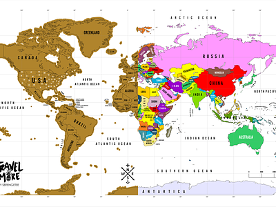 World Scratch Map