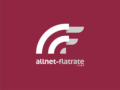 allnet-flatrate.net logo branding flat design identity internet logo logo design logomark logotype minimalist logo vector