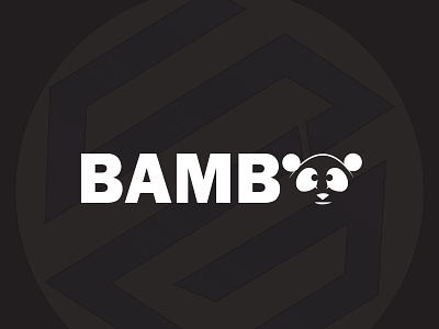 Panda Logo bamboo graphic design logo pandalogo