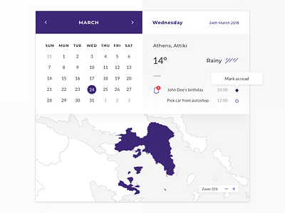 Calendar calendar controls date datetime map notification tooltip ui