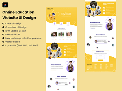 Online Education And LMS Figma Template