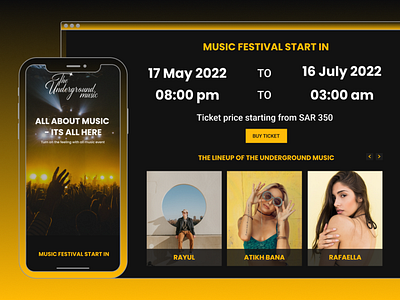 DJ Music Festival Flyer Template