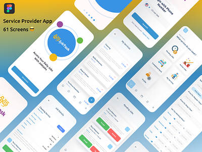 Home Appliances Service Provider Mobile App UI Kit