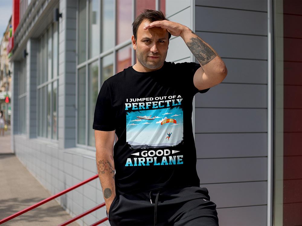 t shirt design for airplane