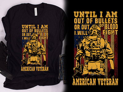 Veteran T-shirts Design branding design graphic design illustration typography vector veteran t shirt design