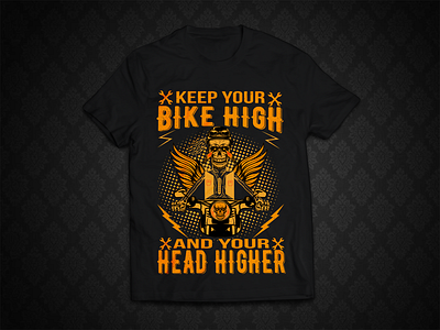 Custom Biker Demo T-shirt Design biker t shirt design branding design graphic design illustration logo summer t shirt design typography ui ux vector