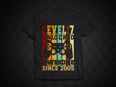 Another Gaming T-shirt Design branding design gaming t shirt design graphic design illustration logo summer t shirt design typography ui ux vector