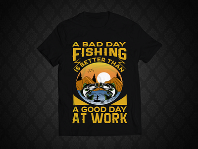 Custom Fishing T-shirt Design
