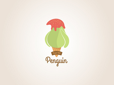 Ice cream shop logo