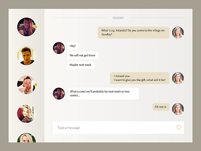 Dailyui 013 - Direct Messaging