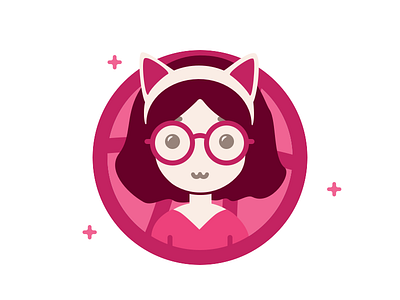 Hello Dribbble - 04/09/2018 at 03:33 AM flat icon self shape simple