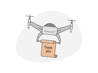 Drone drone hello dribble invite message quadcopter thank you