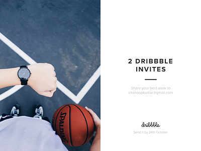 2 Dribbble Invites