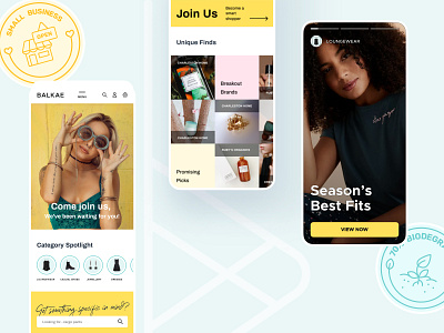 Balkae : Website for Conscious Millenial Shoppers | mWeb (1/12)