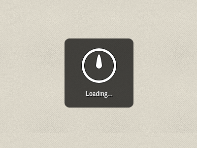 CSS3 loading indicator