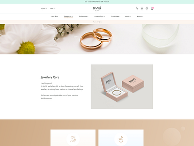 Jewelry Website app branding design graphic design illustration logo typography ui ux vector