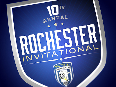 Rochester Invitational [Accepted Concept] football logo minnesota rochester soccer tournament youth