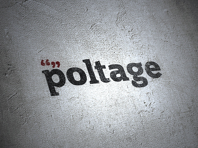 Poltage Logo design logo