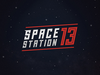 Space Station 13 branding design galaxy game identity logo mark mmorpg outer rpg space station