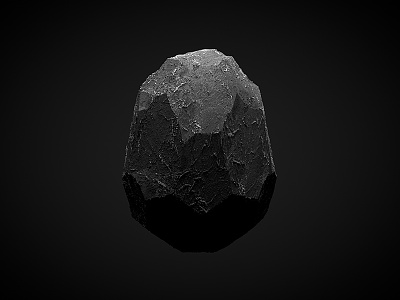 Stone Render 3d 4d cinema dark displacement render rock stone sub poly texture
