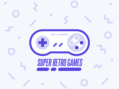 Super Retro Games 8 bit 80s arcade games logo nintendo retro snes video