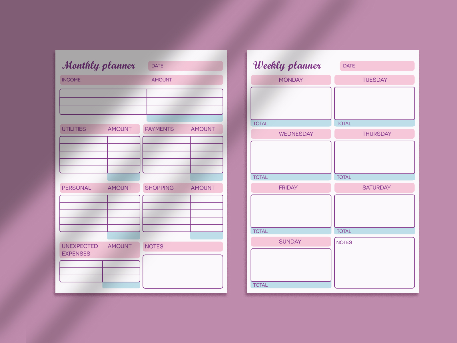 Budget Planner By Nadiia On Dribbble