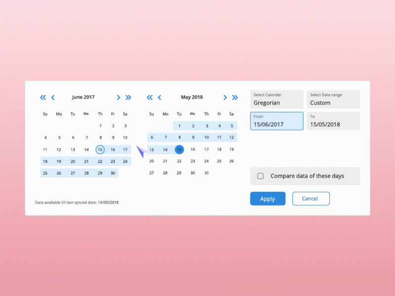 Date range filter 2d after affects date date picker date range date selector filter gif material report ui ux whitespace