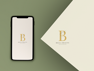 Bella Beauty Skincare App Icon app branding design graphic design logo typography ui