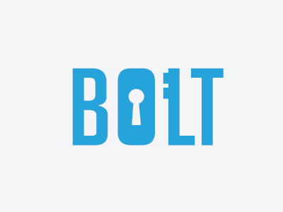 Bolt logo concept logo type