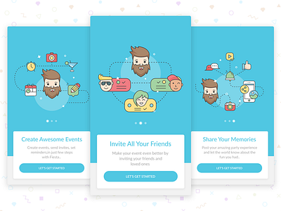 Onboarding for an Event App