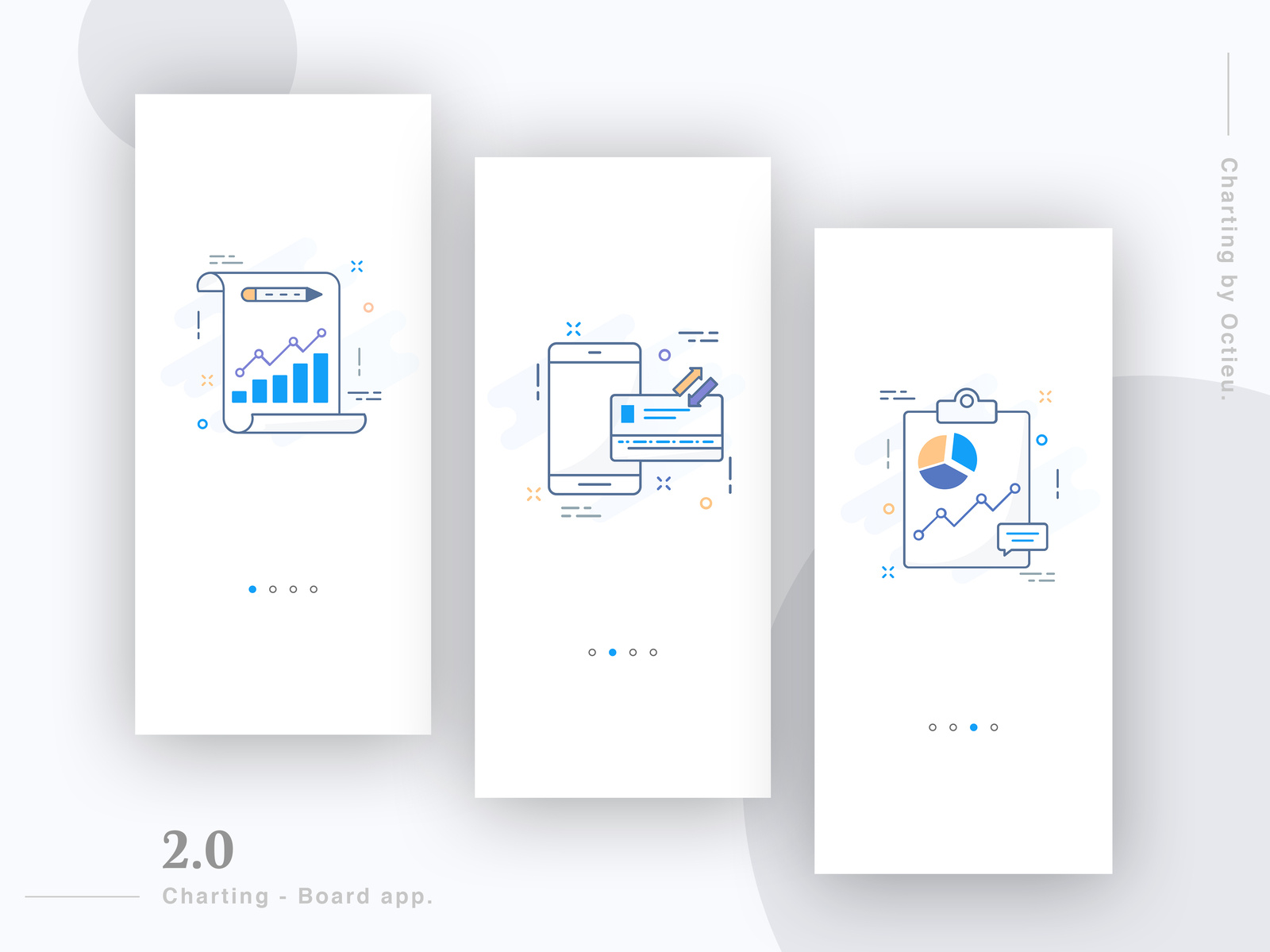 Charting Board app by Jeremie Belpois on Dribbble