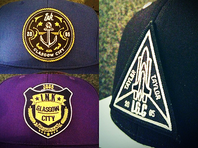 IGC embroidered badge set