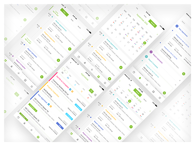 Scheduling App Design app appointment appraisal calendar clean interface ios job mobile time ui ux