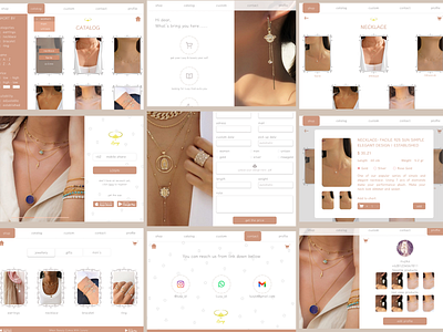UI Web Design Luxy | For Jewellery Branding branding design inspiration logo ui uiux web webdesign