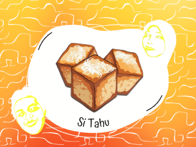 Logo Design for Food Youtuber Si Tahu branding design illustration logo