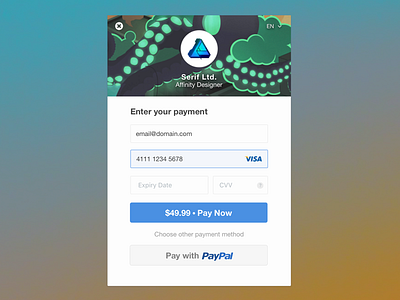 Product Checkout Popup checkout credit card payment popup shopping