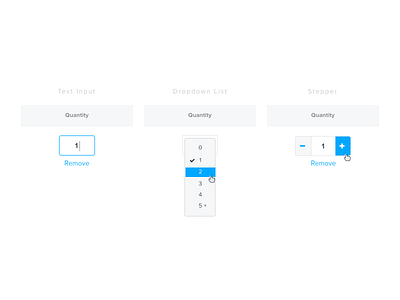 Shopping Cart Quantity Update cart concept peek quantity research shopping sketch ui ux wireframe