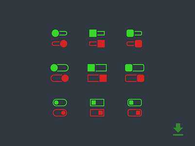 Daily UI No. 15 | On/Off Switch #DailyUI #015 #Freebies