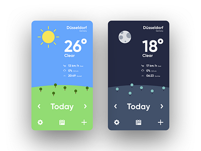 Daily UI No. 37 | Weather #DailyUI #037 #Freebies