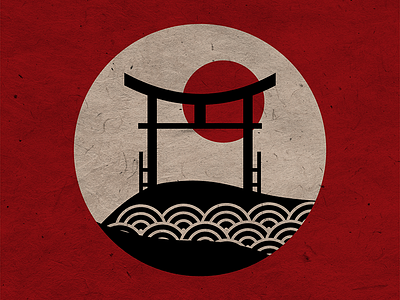 日本 | Japan japan land of the rising sun minimalism mountain nihon paper shintoism shrine sun texture water