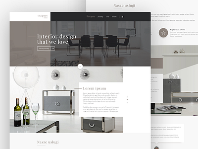 Furniture website clean design e commerce furniture landing page product simple ui ux website