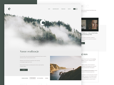 Lynx Creatives — website clean clear design forest green landing minimal page ui ux web white