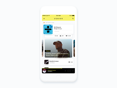 ⚡️ Music App – UI Challenge app challenge clean daily ios music player ui ux white