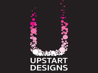 Logo for Upstart Designs branding design graphic design illustration logo typography vector