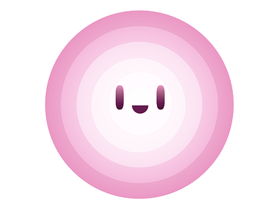 Planet SAT icon face gradient happy icon. planet illustrator