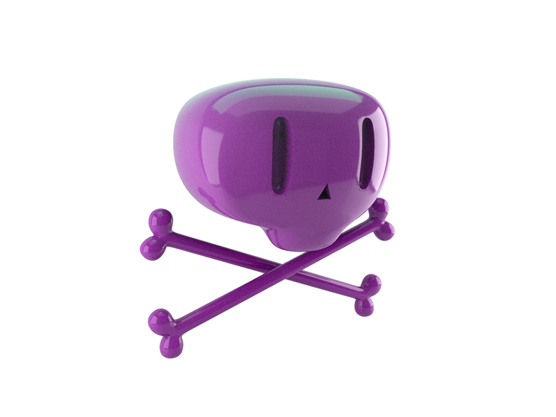 Skull pinche rendering calaca arnold render c4d skull