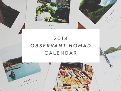 2014 Observant Nomad Calendar 2014 arkansas calendar download free ireland moab printable san francisco spain travel