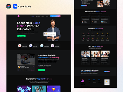 E-Learning Website case Study